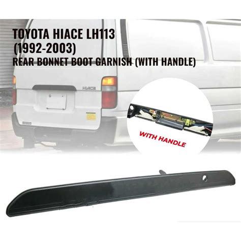 Toyota Hiace LH113 1992 Year Old Model Rear Trunk Tailgate Bonnet Boot