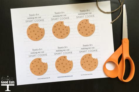 Thanks For Making Me A Smart Cookie Free Printable Printable Word