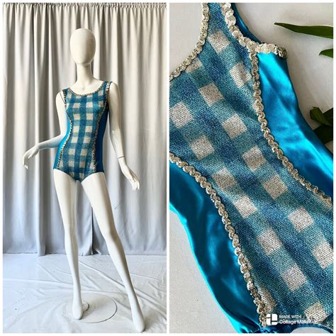 Vintage 60s Tinsel Lycra Dance Leotard Etsy