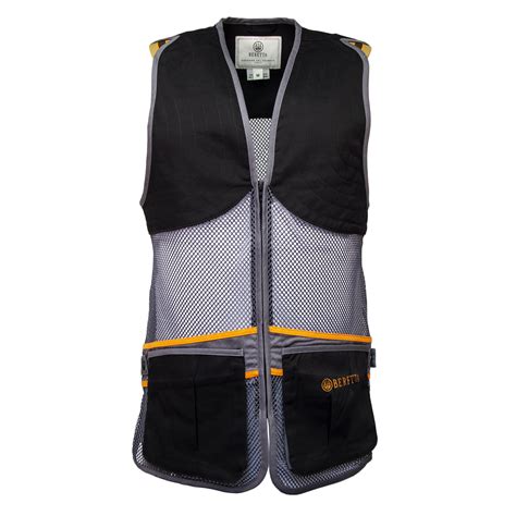 Beretta Full Mesh Shooting Vest Black Grey The Sporting Lodge