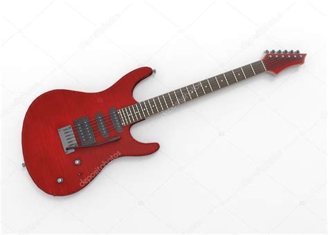 Red Guitar — Stock Photo © Trimitrius 83379200