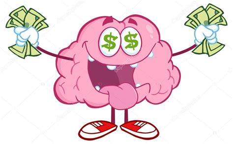 Money Loving Brain Stock Vector Image By Hittoon