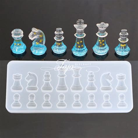 Chess Silicone Mold Chess Pieces Resin Mold Chess Puzzle Etsy Canada