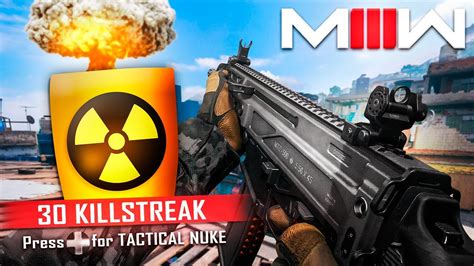 NUKE IN MODERN WARFARE 3 MW3 30 Killstreak Gameplay Best Class