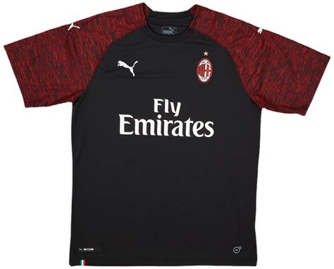 Ac Milan Away Baju Bolasepak Sponsored By Emirates