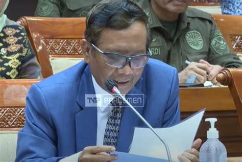 Mahfud MD Sebut Dari Rp349 Triliun Transaksi Janggal Di Kementerian