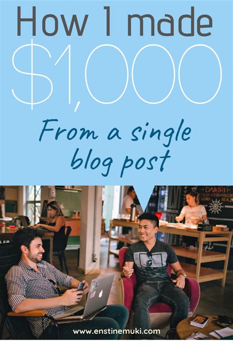 How To Make 1000 From A Single Blog Post I Did It So You Too Can