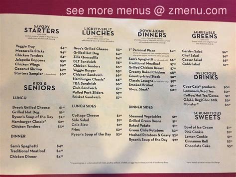 Online Menu Of Zillas Restaurant Salt Lake City Utah 84116 Zmenu