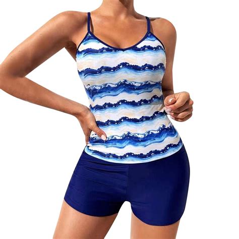 Ehqjnj Tankini Swimsuits For Women Tummy Control Piece New Swimsuit