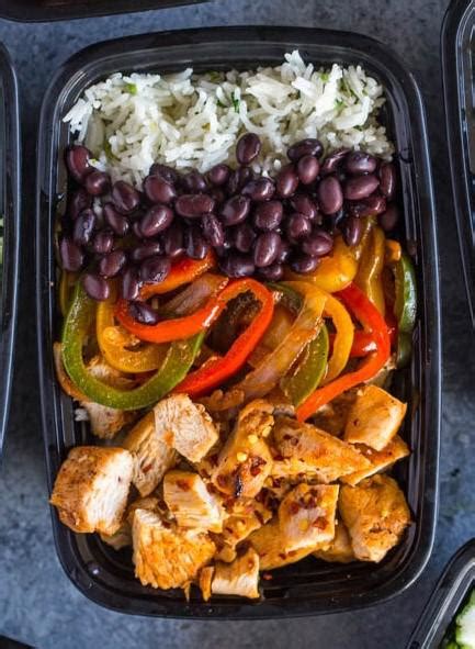 Meal Prep Chicken Burrito Bowls Mealprepsunday