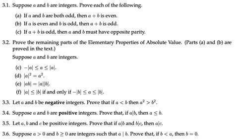 Solved Suppose A And B Are Integers Prove Each Of Chegg