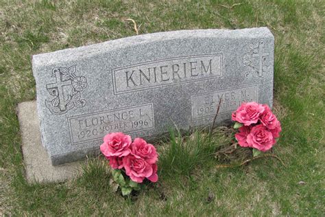 Florence L Knieriem Find A Grave Memorial