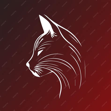 Premium Vector Logo Cat