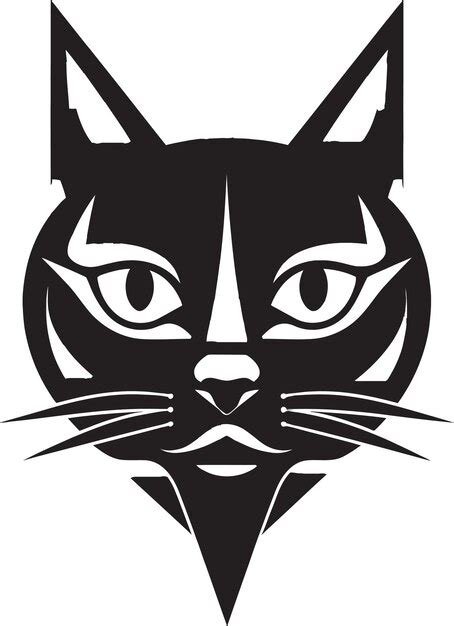 Premium Vector Whiskered Elegance In Vector Graceful Cats Eyes