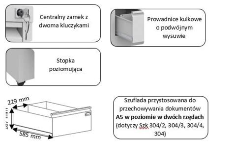 Szafa Na Kartoteki Medyczne SZK 304 4 Malow Mebiuro Pl