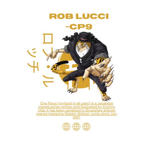 Rob Lucci CP9 Japan Classic - One piece - One Piece - T-Shirt | TeePublic