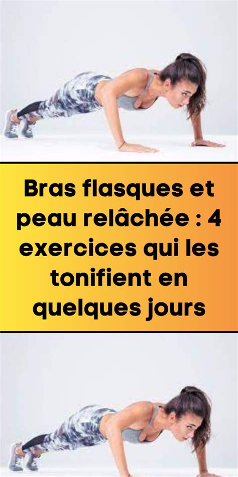 Bras Flasques Et Peau Rel Ch E Exercices Qui Les Tonifient En