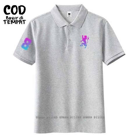 Jual New Cod T Shrit Polo Kerah Lion Unsky Text Printing Pdf Quality