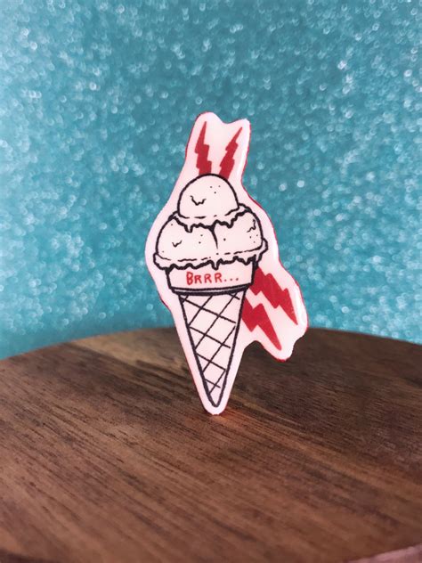 Gucci Mane Ice Cream Cone Face Tattoo // by LittleSisterNC on Etsy