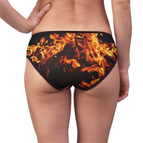 On Fire Flames Bikini Underwear Gift For Her Girlfriend Aunt Birthday Thanksgiving Graduation