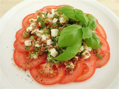 Tomaten Carpaccio Mit Mozzarella Von Stutzer Pb Chefkoch