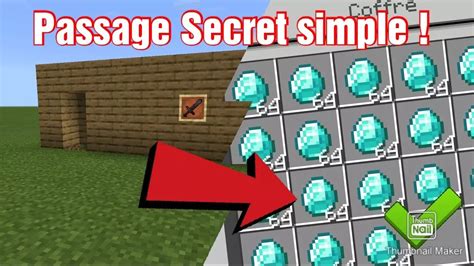 Tutoriel Comment Faire Un Passage Secret À Redstone Facile Videotutoriels