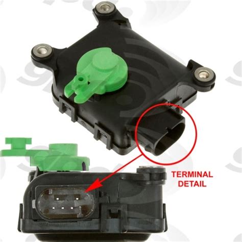 Global Parts 1712287 HVAC Recirculation Door Actuator Fits Audi TT