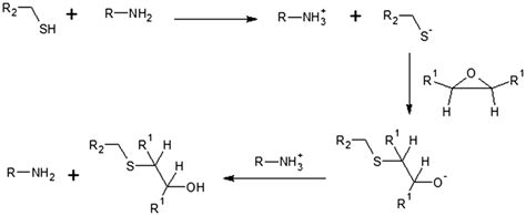 General Reaction Scheme Between Epoxide And Thiol Group Download