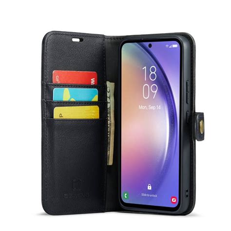 Köp DG Ming Mobilplånbok 2i1 magnetisk Samsung Galaxy A54 5G Svart