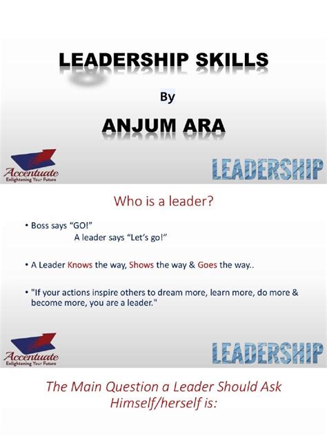 Leadership Skills | PDF