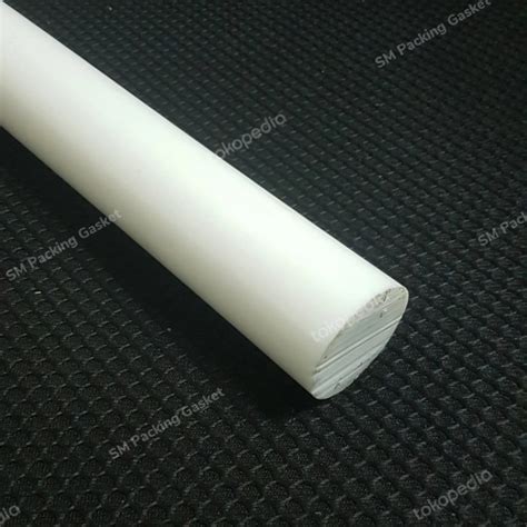 Jual PTFE ROD DIA 80 MM X 1000MM TEFLON PTFE AS BATANGAN Jakarta