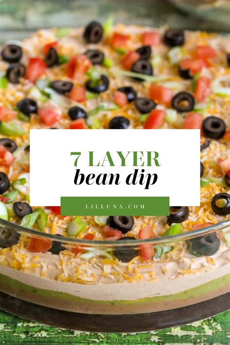 The Best 7 Layer Bean Dip Lil Luna