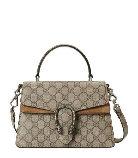 Womens Gucci Neutrals Small Dionysus Top Handle Bag Harrods UK