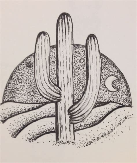 Desert scene ink drawing | Ink illustrations, Ink drawing, Beauty art drawings