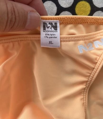 N2N Bodywear Men S Size L Mango NM26 Neo Fire Island Detachable Micro Bikini EBay
