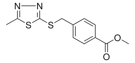 METHYL 4 5 METHYL 1 3 4 THIADIAZOL 2 YL THIO METHYL BENZOATE