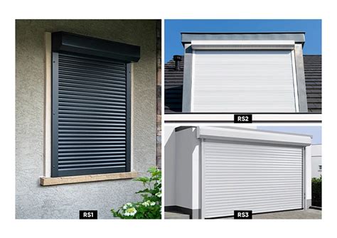 Fireproof Smart Roller Shutter Aluminum Window Roll Up Storm Shutters Graphic Design Modern