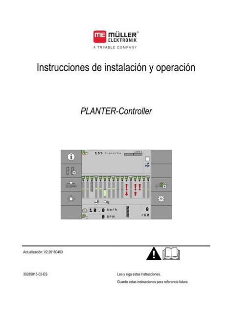 Pdf Instrucciones De Instalaci N Y Operaci N Instrucciones De