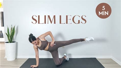 5 Min Slim Legs Workout No Equipment Slim Thighs Mens Fitness