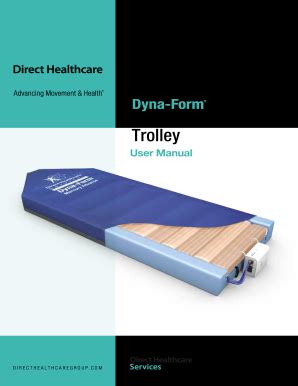 Fillable Online Dyna Form Mercury Advance TrolleyDirect Healthcare