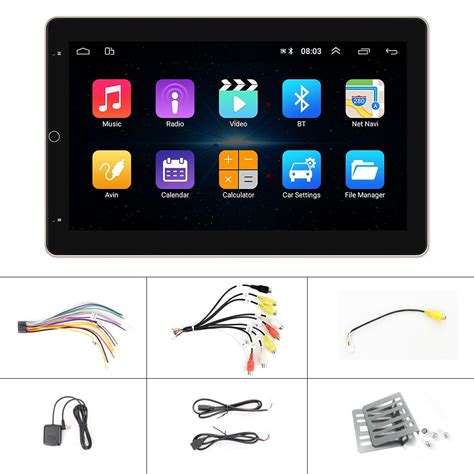 Buy Rotatable Android Car Multimedia Player 10 Inch Universal Touch Screen Car Radio Mp5 Player