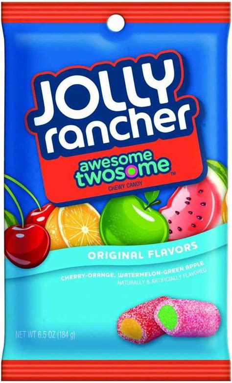 Jolly Rancher Awesome Twosome Chewy Candy Pack Of 32