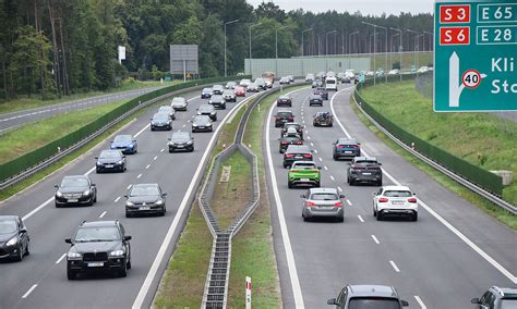 Olbrzymie korki na ekspresówce nad morze Świnoujście