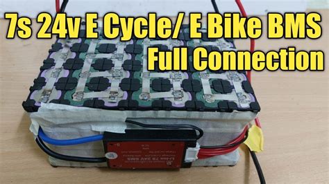 7s 24v E Cyclee Bike Bms Full Connection Youtube