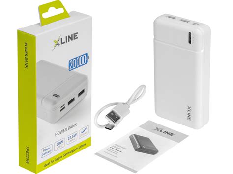 Xline Xpb W Mah W Bia Y Powerbank Niskie Ceny I Opinie W