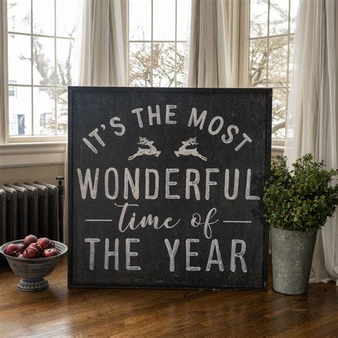 Black And White Most Wonderful Time Sign Ragon House