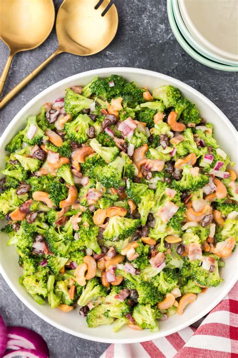 Broccoli Cashew Salad Amandas Cookin Salads