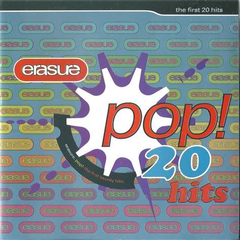 Erasure Pop The First 20 Hits 1997 Cd Discogs