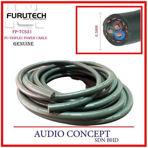 Furutech Fp Tcs Pc Triplec Power Cable Genuine Audio Concept