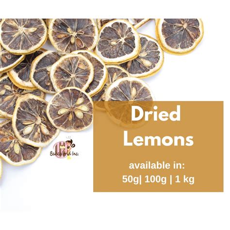 Dried Lemons Organic Net Wt 100g Shopee Philippines